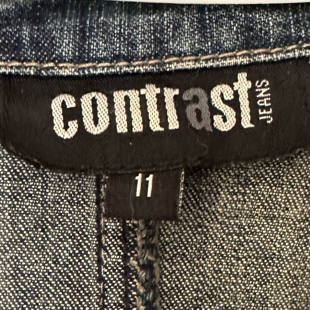 CONTRAST JEANS Denim Jacket 11 - Picture 5 of 6